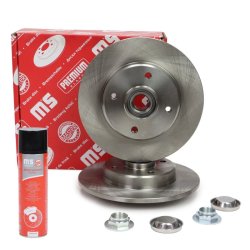 Brake Disc + Cleaner MASTER-SPORT 2401090100B-SET-MSP OE Ref 424932