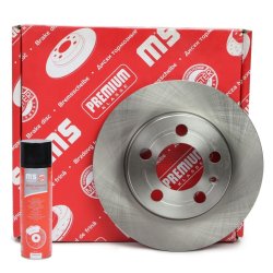 Brake Disc + Cleaner MASTER-SPORT 24010901331-PCS-MSP OE Ref 1J0615601D