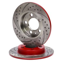 Brake Disc Set MASTER-SPORT 24010901331SE-SET-MS OE Ref 1J0615601D