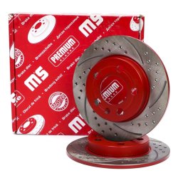 Brake Disc Set MASTER-SPORT 24010901331SE-SET-MS OE Ref 1J0615601D MASTER SPORT