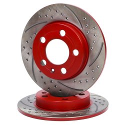 Brake Disc Set MASTER-SPORT 24010901331SE-SET-MS OE Ref 1J0615601D MASTER SPORT