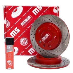 Brake Disc + Cleaner MASTER-SPORT 24010901331SE-SET-MSP OE Ref 1J0615601D