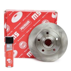 Brake Disc Set + Cleaner MASTER-SPORT 24011002101-PCS-MSP OE Ref 8D0615601B