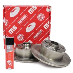 Brake Disc + Cleaner MASTER-SPORT 24011002101-SET-MSP OE Ref 8D0615601B