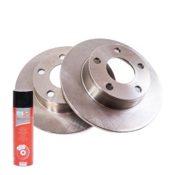 Brake Disc Set + Cleaner MASTER-SPORT 24011002601-SET-MSP OE Ref 4B0615601B MASTER SPORT