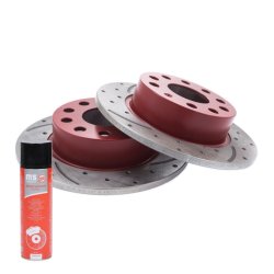Brake Disc + Cleaner MASTER-SPORT 24011002771SE-SET-MSP OE Ref 1K0615601AB MASTER SPORT
