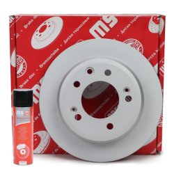 Brake Disc Set + Cleaner MASTER-SPORT 24011003321PR-PCS-MSP OE Ref 584111H100 MASTER SPORT