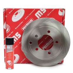 Brake Disc + Cleaner MASTER-SPORT 24011003631-PCS-MSP OE Ref 05105515AA MASTER SPORT