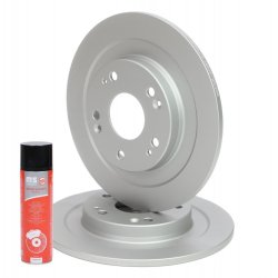 Brake Disc + Cleaner MASTER-SPORT 24011003801-SET-MSP OE Ref 42510TV0E00 MASTER SPORT