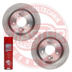 Brake Disc + Cleaner MASTER-SPORT 24011003921-SET-MSP OE Ref 58411A4000 MASTER SPORT