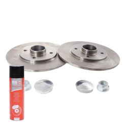 Brake Disc + Cleaner MASTER-SPORT 2401106045B-SET-MSP OE Ref 7701207611 MASTER SPORT