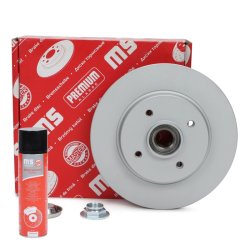 Brake Disc Set + Cleaner MASTER-SPORT 2401106128BPR-PCS-MSP OE Ref 424945 MASTER SPORT