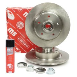 Brake Disc + Cleaner MASTER-SPORT 2401110180B-SET-MSP OE Ref 402029646R MASTER SPORT