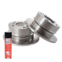 Brake Disc + Cleaner MASTER-SPORT 24011201421-SET-MSP OE Ref 2D0615601C MASTER SPORT