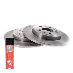 Brake Disc + Cleaner MASTER-SPORT 24011201661-SET-MSP OE Ref 8E0615601M MASTER SPORT