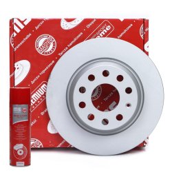 Brake Disc Set + Cleaner MASTER-SPORT 24011201691PR-PCS-MSP OE Ref 1K0615601AD MASTER SPORT