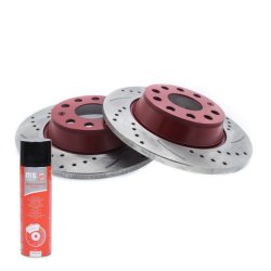 Brake Disc + Cleaner MASTER-SPORT 24011201691SE-SET-MSP OE Ref 5Q0615601G MASTER SPORT