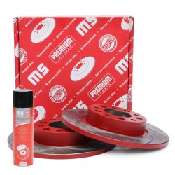 Brake Disc + Cleaner MASTER-SPORT 24011201701SE-SET-MSP OE Ref 51767377 MASTER SPORT