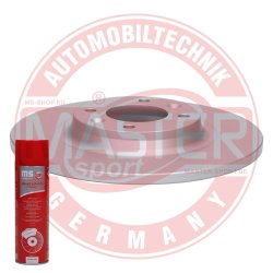 Brake Disc Set + Cleaner MASTER-SPORT 24011201981PR-PCS-MSP OE Ref 1611841580 MASTER SPORT