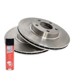 Brake Disc Set + Cleaner MASTER-SPORT 24011501451-SET-MSP OE Ref 31103501077 MASTER SPORT