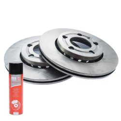 Brake Disc + Cleaner MASTER-SPORT 24011801371-SET-MSP OE Ref 6Q0615301 MASTER SPORT