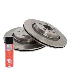 Brake Disc Set + Cleaner MASTER-SPORT 24012001221-SET-MSP OE Ref 8624926 MASTER SPORT