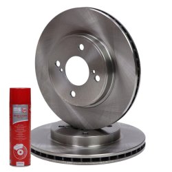 Brake Disc Set + Cleaner MASTER-SPORT 24012002481-SET-MSP OE Ref 55311M69P10 MASTER SPORT