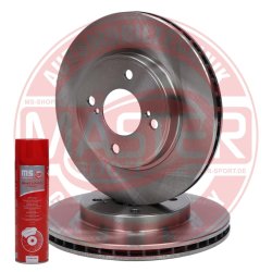 Brake Disc Set + Cleaner MASTER-SPORT 24012002481-SET-MSP OE Ref 55311M69P10 MASTER SPORT