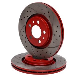 Brake Disc Set MASTER-SPORT 24012201501SE-SET-MS OE Ref 1J0615301E MASTER SPORT