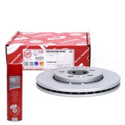 Brake Disc Set + Cleaner MASTER-SPORT 24012201511PR-PCS-MSP OE Ref 1J0615301D MASTER SPORT