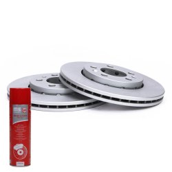Brake Disc Set + Cleaner MASTER-SPORT 24012201511PR-SET-MSP OE Ref 1J0615301D MASTER SPORT