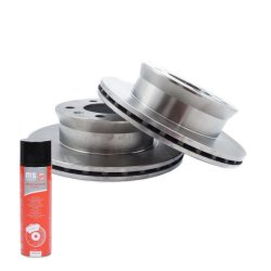 Brake Disc + Cleaner MASTER-SPORT 24012201611-SET-MSP OE Ref 2D0615301B MASTER SPORT
