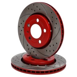 Brake Disc Set MASTER-SPORT 24012201631SE-SET-MS OE Ref 8N0615601B MASTER SPORT