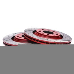 Brake Disc Set MASTER-SPORT 24012202201SE-SET-MS OE Ref 8E0615601R MASTER SPORT