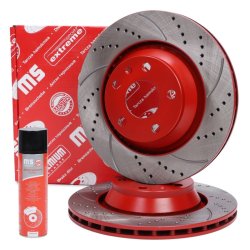 Brake Disc + Cleaner MASTER-SPORT 24012202421SE-SET-MSP OE Ref 8J0615601A MASTER SPORT