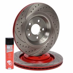 Brake Disc + Cleaner MASTER-SPORT 24012202501SE-SET-MSP OE Ref 4H0615601H MASTER SPORT