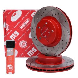 Brake Disc + Cleaner MASTER-SPORT 24012401451SE-SET-MSP OE Ref 32006172 MASTER SPORT
