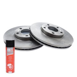 Brake Disc Set + Cleaner MASTER-SPORT 24012501151-SET-MSP OE Ref 8E0615301A MASTER SPORT