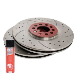 Brake Disc + Cleaner MASTER-SPORT 24012501231SE-SET-MSP OE Ref 8N0615301A MASTER SPORT