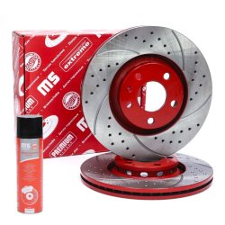 Brake Disc + Cleaner MASTER-SPORT 24012501371SE-SET-MSP OE Ref 8E0615301R MASTER SPORT