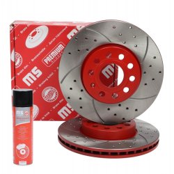 Brake Disc + Cleaner MASTER-SPORT 24012501451SE-SET-MSP OE Ref 5C0615301D MASTER SPORT