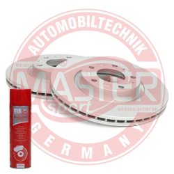 Brake Disc + Cleaner MASTER-SPORT 24012501701-SET-MSP OE Ref BP6Y3325XA MASTER SPORT