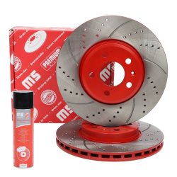 Brake Disc + Cleaner MASTER-SPORT 24012501841SE-SET-MSP OE Ref 8K0615301 MASTER SPORT
