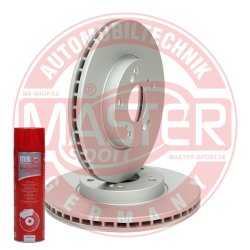 Brake Disc + Cleaner MASTER-SPORT 24012501891-SET-MSP OE Ref 45251SJHE10 MASTER SPORT