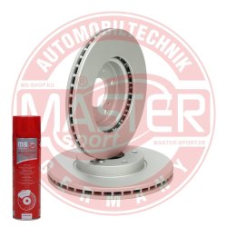 Brake Disc + Cleaner MASTER-SPORT 24012501891-SET-MSP OE Ref 45251SJHE10 MASTER SPORT