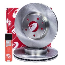 Brake Disc Set + Cleaner MASTER-SPORT 24012502081-SET-MSP OE Ref B45G33251A MASTER SPORT