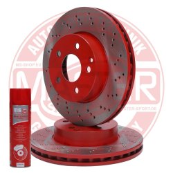 Brake Disc + Cleaner MASTER-SPORT 24012801001SE-SET-MSP OE Ref 2044210912 MASTER SPORT