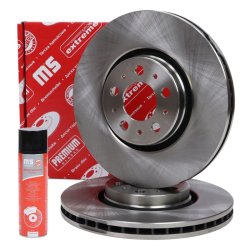 Brake Disc Set + Cleaner MASTER-SPORT 24012801441-SET-MSP OE Ref 30636074 MASTER SPORT