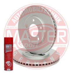 Brake Disc + Cleaner MASTER-SPORT 24012801481-SET-MSP OE Ref 04721820AC MASTER SPORT