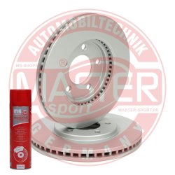Brake Disc + Cleaner MASTER-SPORT 24012801481-SET-MSP OE Ref 04721820AC MASTER SPORT